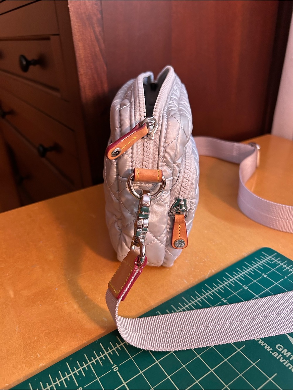 Mz Wallace Camera Bag in Oyster - Picture 6 of 12